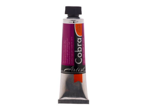 Farba olejna Cobra Artist - Cobra - 577, Permanent Red Violet Light, 40 ml