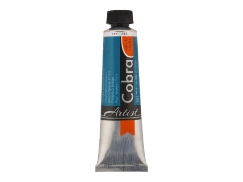 Farba olejna Cobra Artist - Cobra - 565, Phthalo Turquoise Blue, 40 ml
