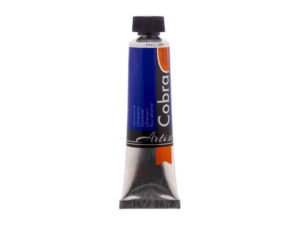Farba olejna Cobra Artist - Cobra - 504, Ultramarine, 40 ml