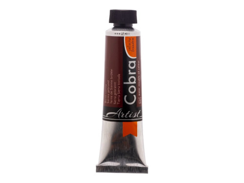 Cobra Artist oil paints - Cobra - 411, Burnt Sienna, 40 ml