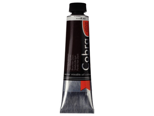 Cobra Artist oil paints - Cobra - 403, Vandyke Brown, 40 ml