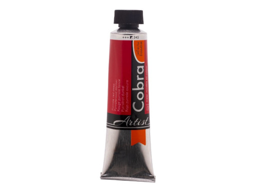 Cobra Artist oil paints - Cobra - 345, Pyrrole Red Deep, 40 ml