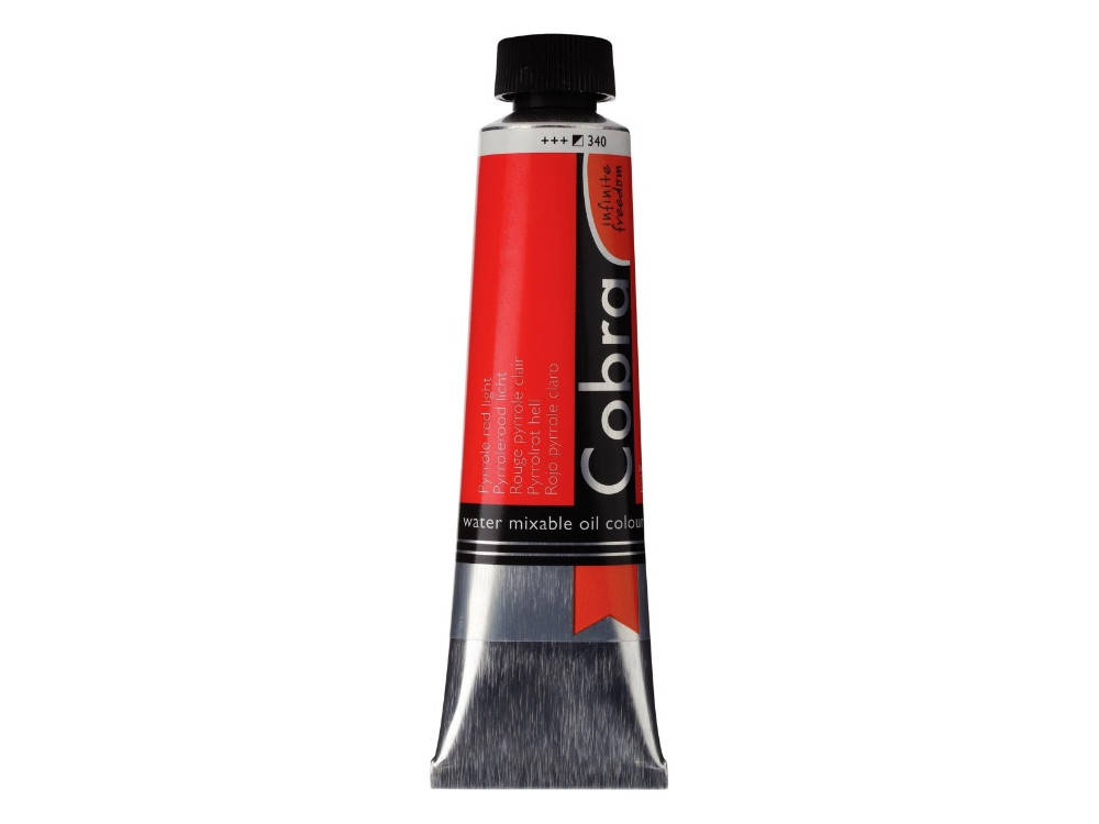 Farba olejna Cobra Artist - Cobra - 340, Pyrrole Red Light, 40 ml