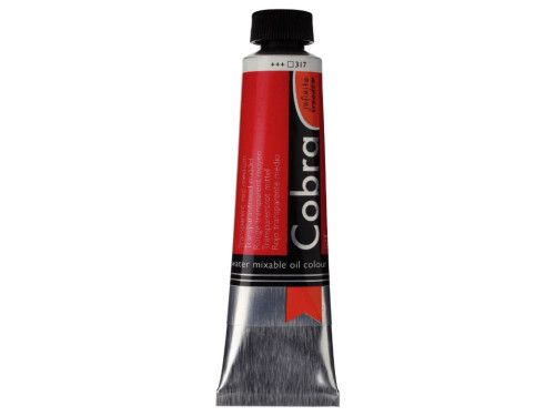 Farba olejna Cobra Artist - Cobra - 317, Transparent Red Medium, 40 ml