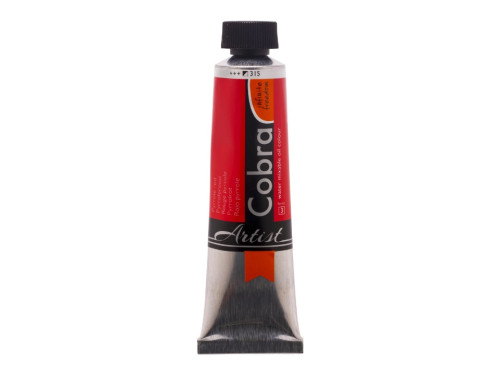 Cobra Artist oil paints - Cobra - 315, Pyrrole Red, 40 ml