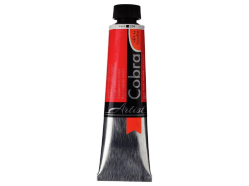 Cobra Artist oil paints - Cobra - 314, Cadmium Red Medium, 40 ml