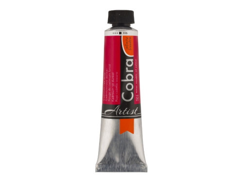 Farba olejna Cobra Artist - Cobra - 306, Cadmium Red Deep, 40 ml