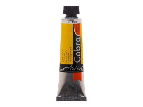 Cobra Artist oil paints - Cobra - 275, Primary Yellow, 40 ml