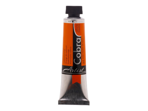 Farba olejna Cobra Artist - Cobra - 211, Cadmium Orange, 40 ml