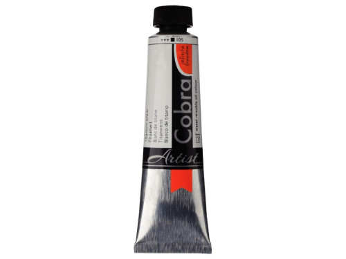 Farba olejna Cobra Artist - Cobra - 105, Titanium White, 40 ml