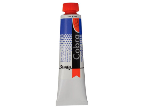Cobra Study oil paint - Cobra - 548, Blue Violet, 40 ml
