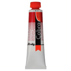 Cobra Study oil paint - Cobra - 345, Pyrrole Red Deep, 40 ml