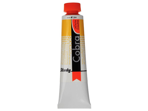 Farba olejna Cobra Study - Cobra - 284, Permanent Yellow Medium, 40 ml