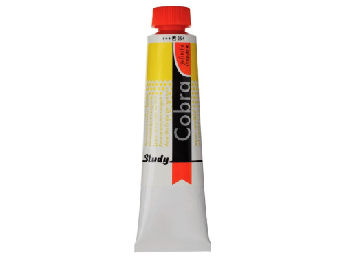 Farba olejna Cobra Study - Cobra - 254, Permanent Lemon Yellow, 40 ml