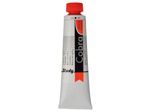 Farba olejna Cobra Study - Cobra - 105, Titanium White, 40 ml
