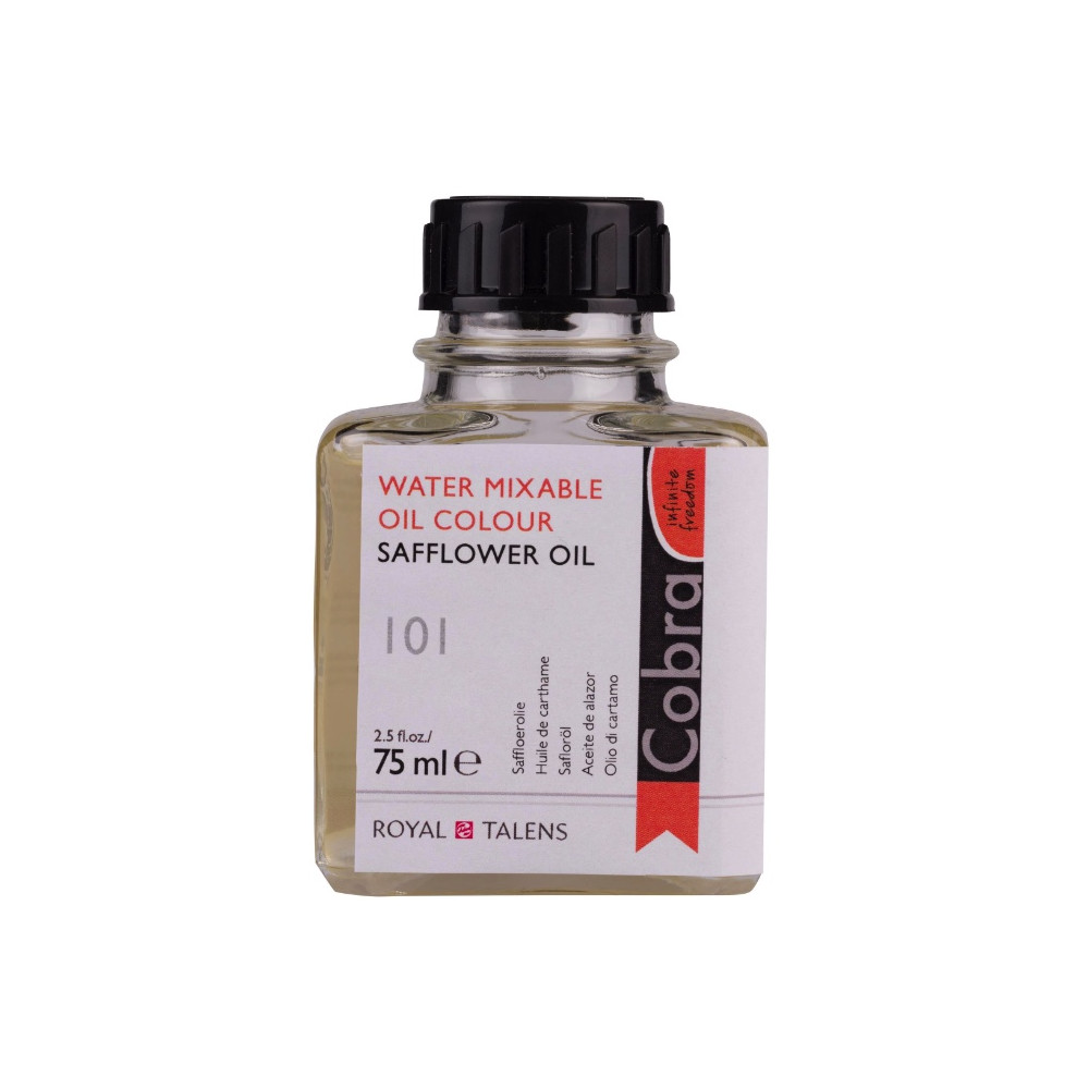 Olej szafranowy do wodorozcieńczalnych farb olejnych - Cobra - 75 ml