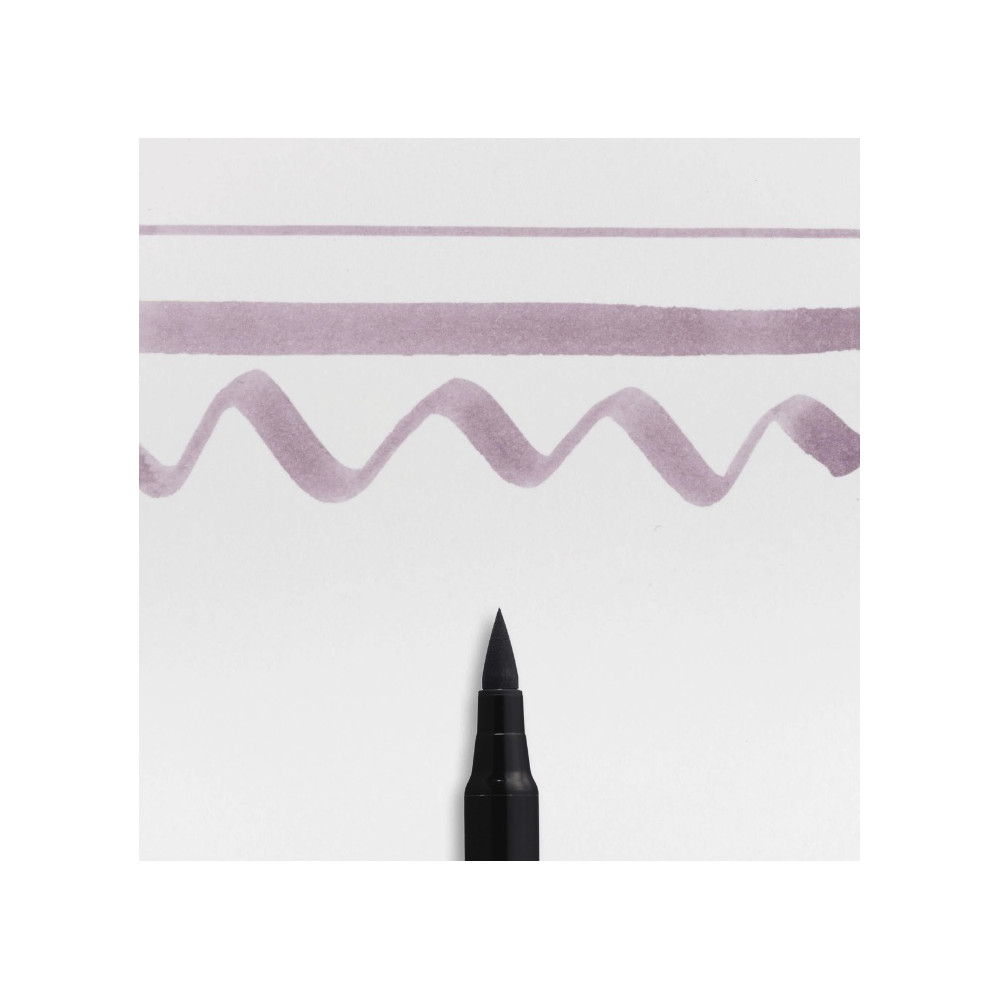 Brush Pen Koi Coloring - Sakura - Gray Purple