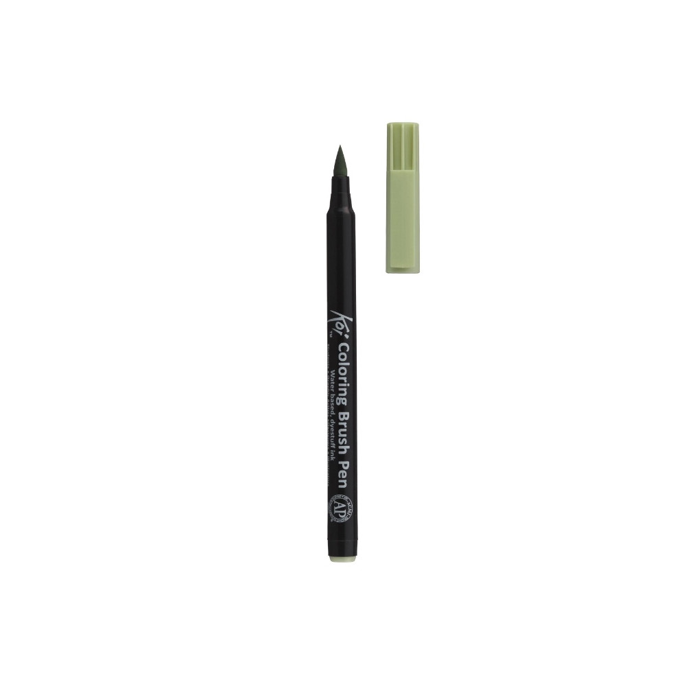 Pisak pędzelkowy Koi Coloring Brush Pen - Sakura - Moss Green Pale