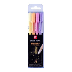 Zestaw długopisów żelowych Gelly Roll Moonlight - Sakura - 4 szt.