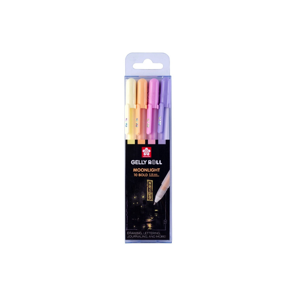 Set of Gelly Roll Moonlight pens - Sakura - 0,5 mm, 4 pcs.