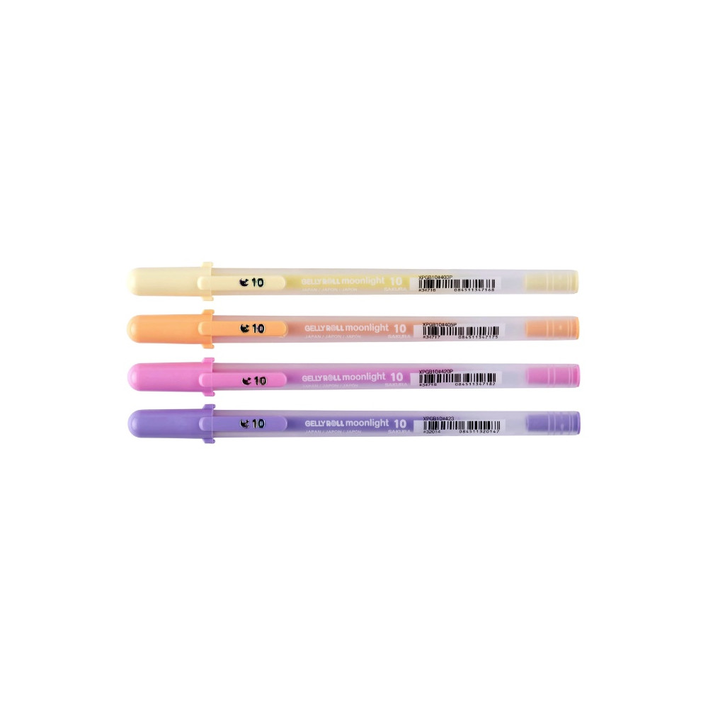 Set of Gelly Roll Moonlight pens - Sakura - 0,5 mm, 4 pcs.