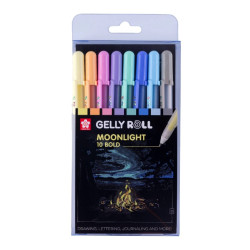Set of Gelly Roll Moonlight pens - Sakura - 0,5 mm, 8 pcs.