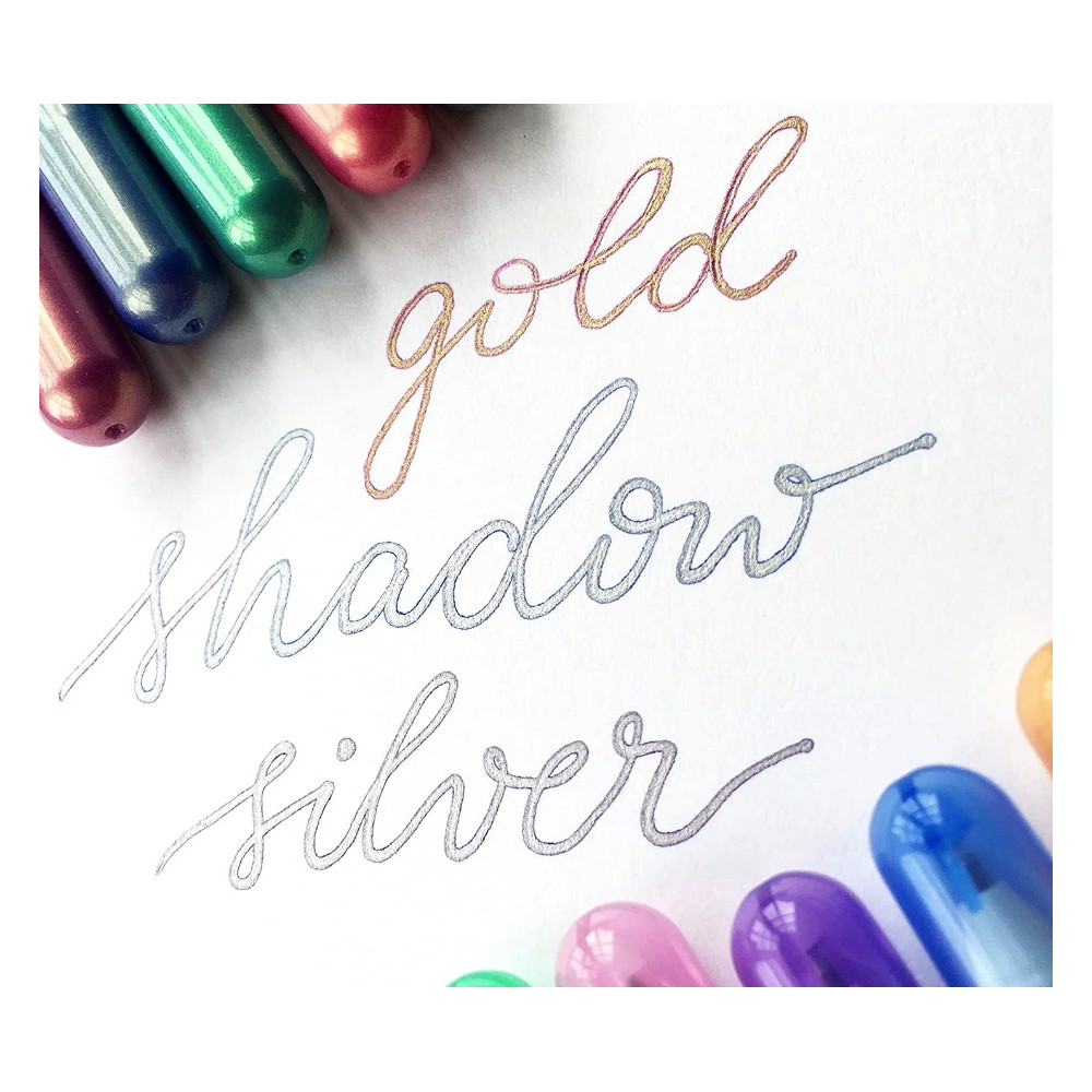 Gelly Roll Gold Shadow pen - Sakura - Green, 0,7 mm