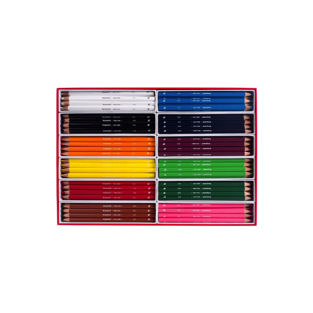 Set of Triple colored pencils for kids - Bruynzeel - 144 pcs.