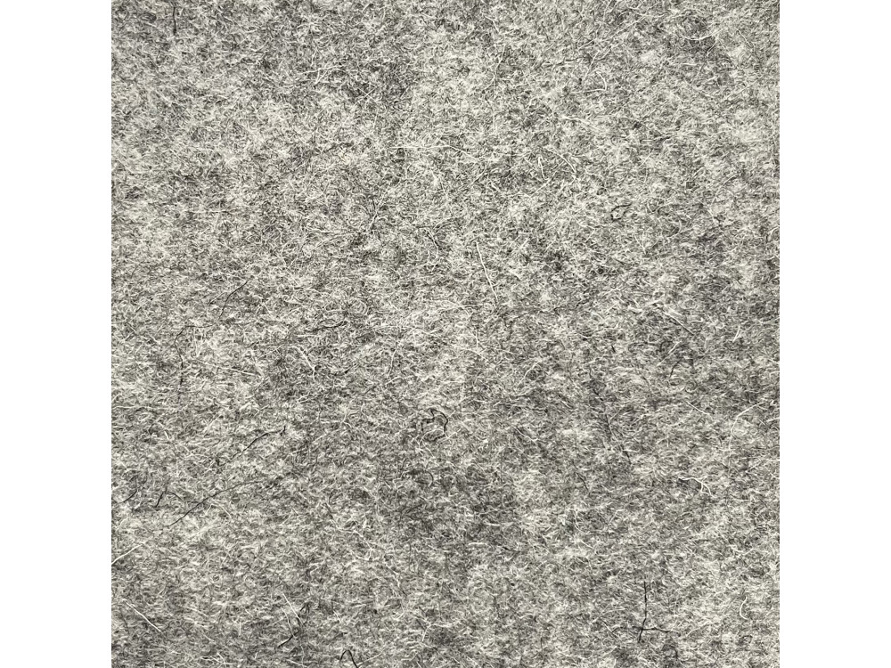 Wool felt A4 - Medium grey mixed, 1 mm