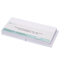 Square cards and envelopes set - DpCraft - white, 50 pcs.