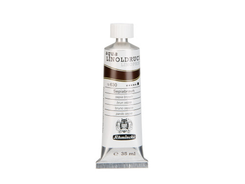 Farba Aqua Linoprint - Schmincke - 630, Sepia Brown, 35 ml