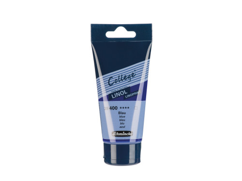 College Linoprint paint - Schmincke - 400, Blue, 75 ml