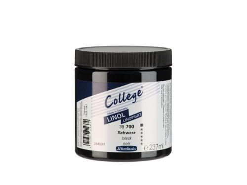 Farba College Linoprint - Schmincke - 700, Black, 237 ml