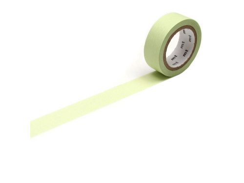 Taśma papierowa washi - MT Masking Tape - Pastel Leaf, 7 m