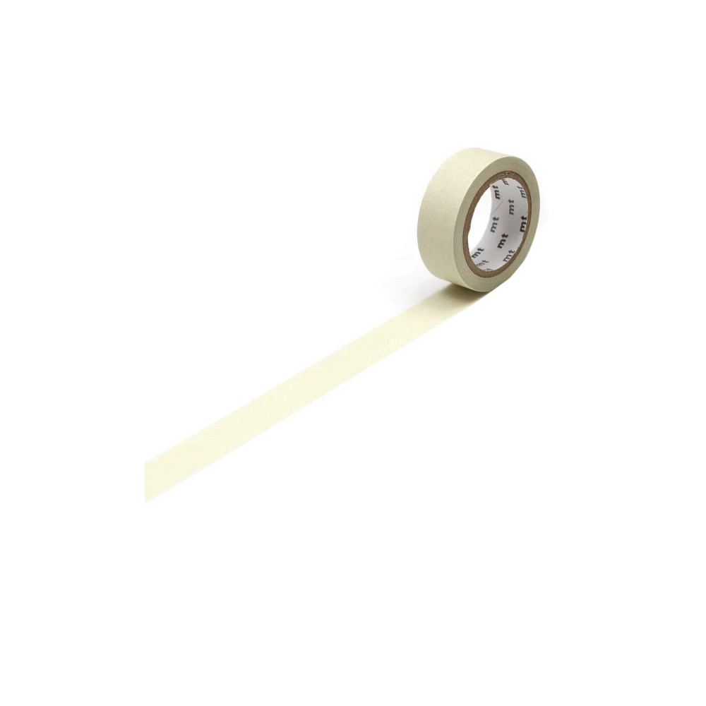 Taśma papierowa washi - MT Masking Tape - Pastel Ivory, 7 m