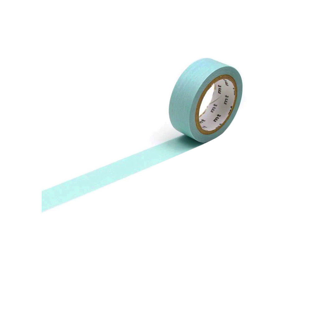 Taśma papierowa washi - MT Masking Tape - Turquoise, 7 m