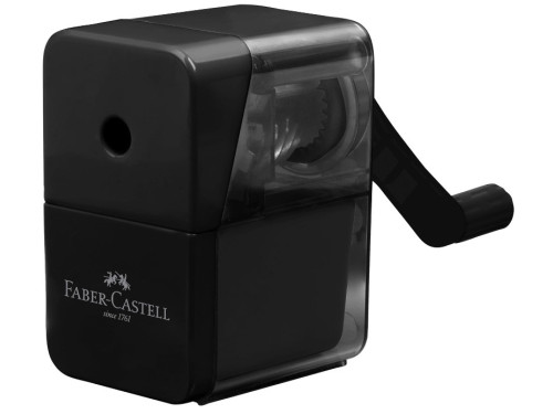 Handle plastic sharpener - Faber-Castell - black