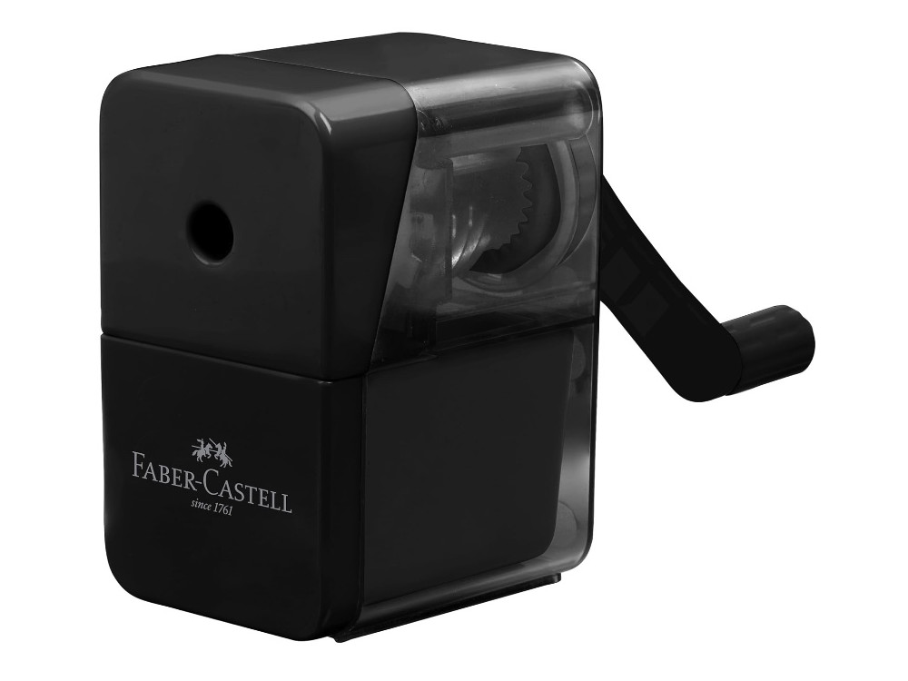 Temperówka na korbkę z pojemnikiem - Faber-Castell