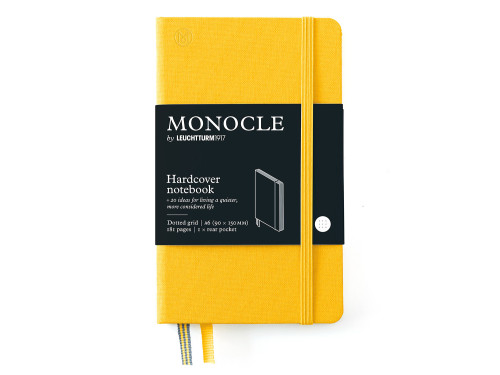 Monocle Notebook A6 - Leuchtturm1917 - dotted, Yellow, hard cover, 80 g