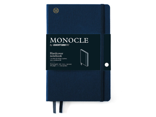 Monocle Notebook B6+ - Leuchtturm1917 - dotted, Navy, hard cover, 80 g