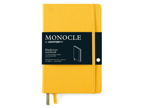 Monocle Notebook B6+ - Leuchtturm1917 - dotted, Yellow, hard cover, 80 g