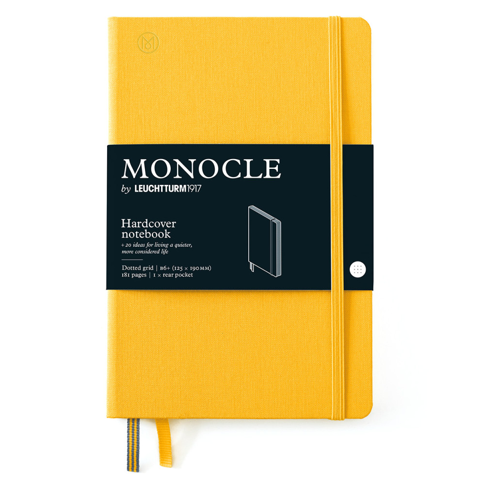 Monocle Notebook B6+ - Leuchtturm1917 - dotted, Yellow, hard cover, 80 g