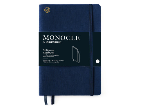 Notatnik Monocle B6+ - Leuchtturm1917 - w kropki, miękka okładka, Navy, 80 g