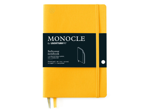 Monocle Notebook B6+ - Leuchtturm1917 - dotted, Yellow, soft cover, 80 g