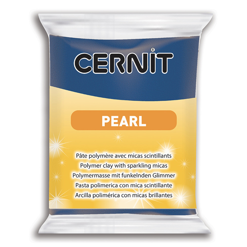 Masa termoutwardzalna Pearl - Cernit - 200, Blue, 56 g