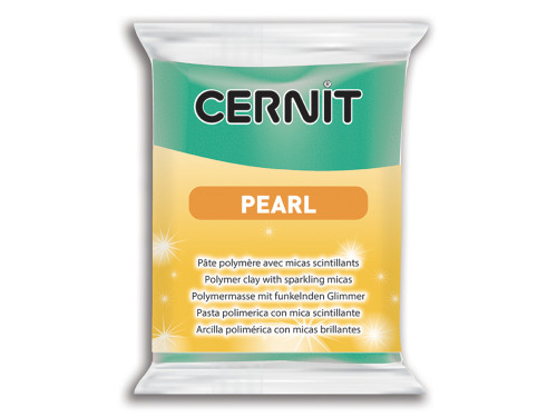 Polymer modelling clay Pearl - Cernit - 600, Green, 56 g