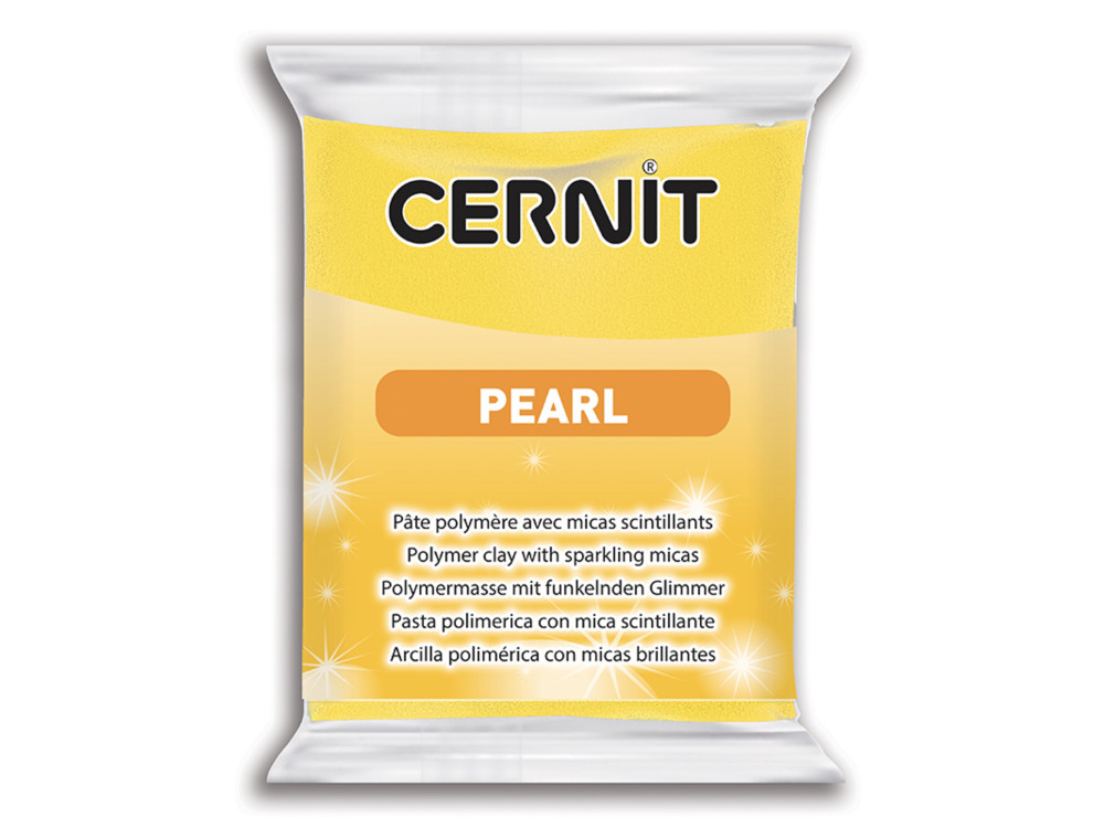 Polymer modelling clay Pearl - Cernit - 700, Yellow, 56 g