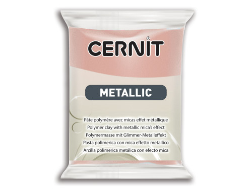 Masa termoutwardzalna Metallic - Cernit - 052, Pink Gold, 56 g