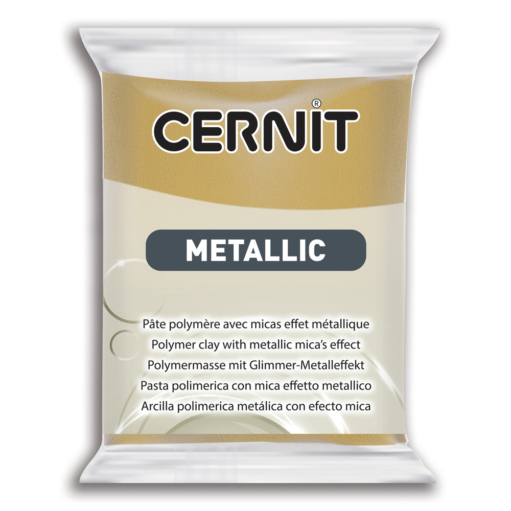 Polymer modelling clay Metallic - Cernit - 053, Rich Gold, 56 g