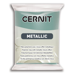Polymer modelling clay Metallic - Cernit - 054, Turquoise Gold, 56 g